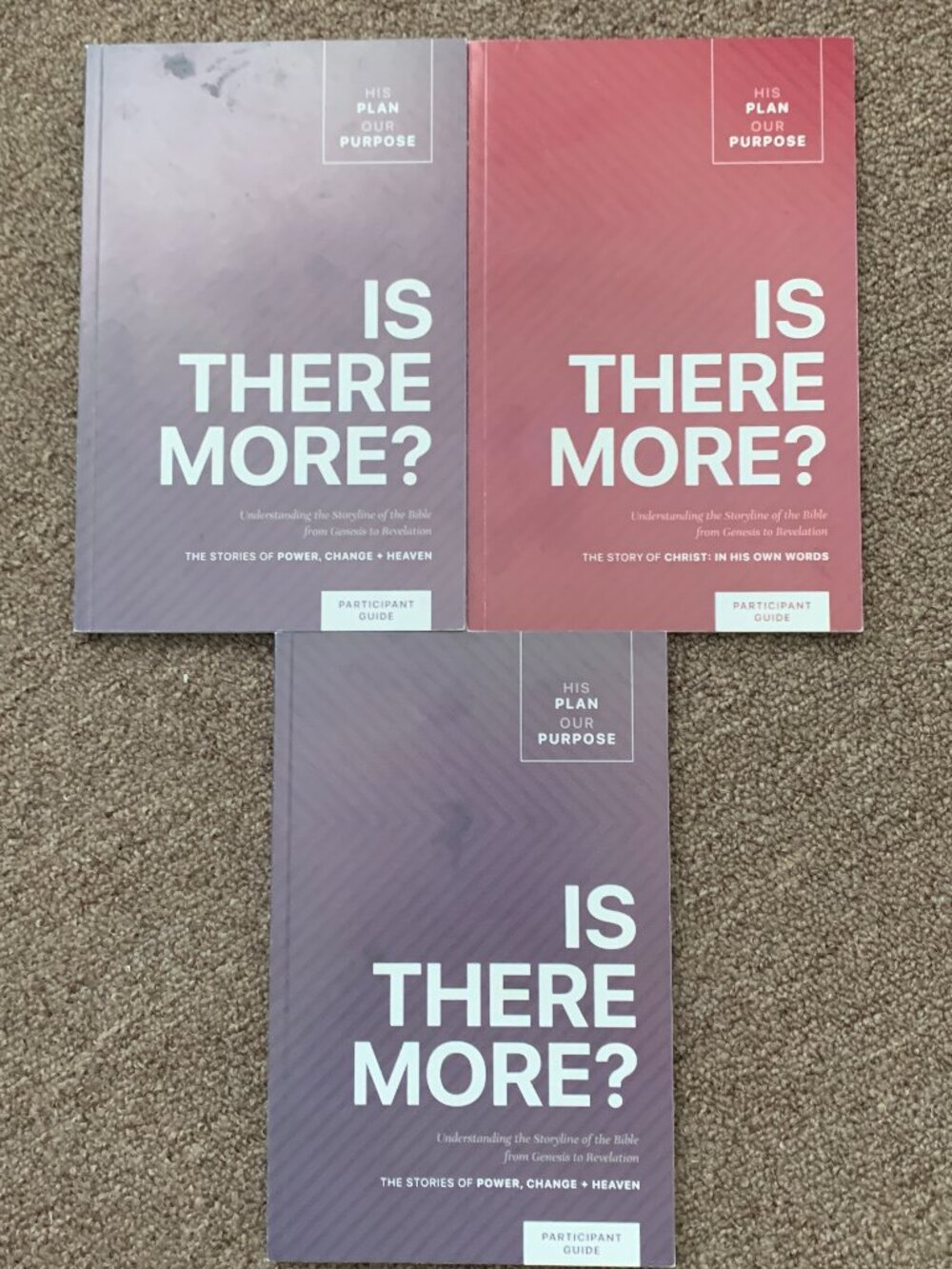 Is There More Participant Guides Lot of 3 Bible Study Workbooks 28nineteen